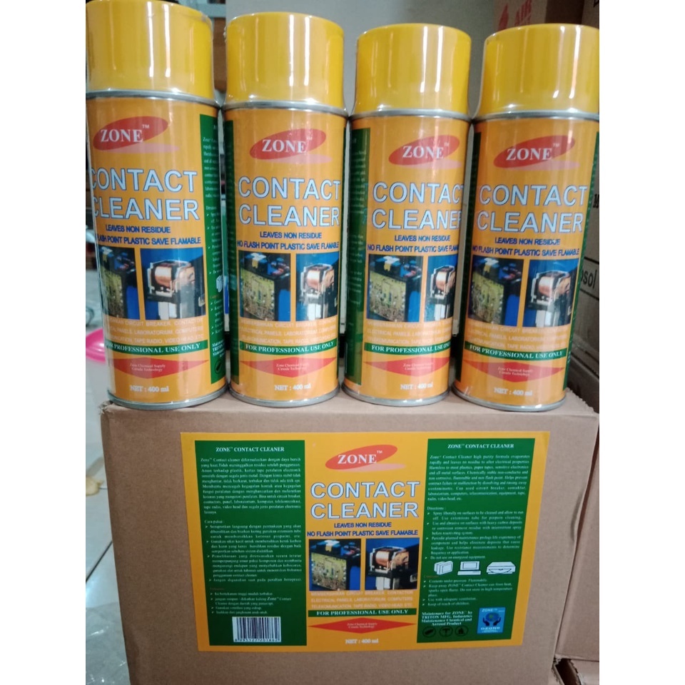 Pembersih  Elektronik Ampuh ZONE Contact Cleaner 400 ml