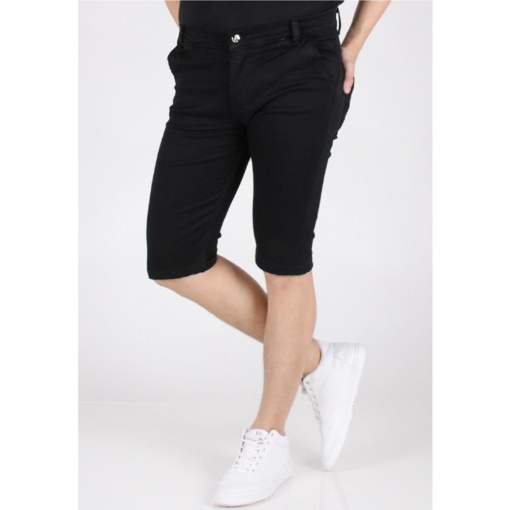 Fashion CELANA JEANS PENDEK HITAM SLIMFIT ZARA MAN | SHORT BLACK