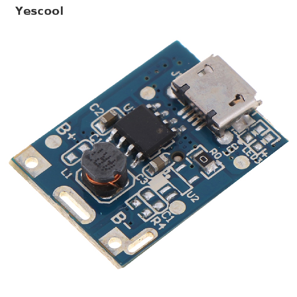 Yescool 1pc Papan Modul Charger Power Bank Micro USB 5V Lithium Li-ion 18650 DIY