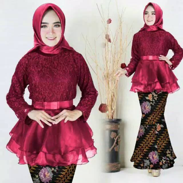 SETELAN  AIZA  /  BATIK  ORGANZA DUYUNG