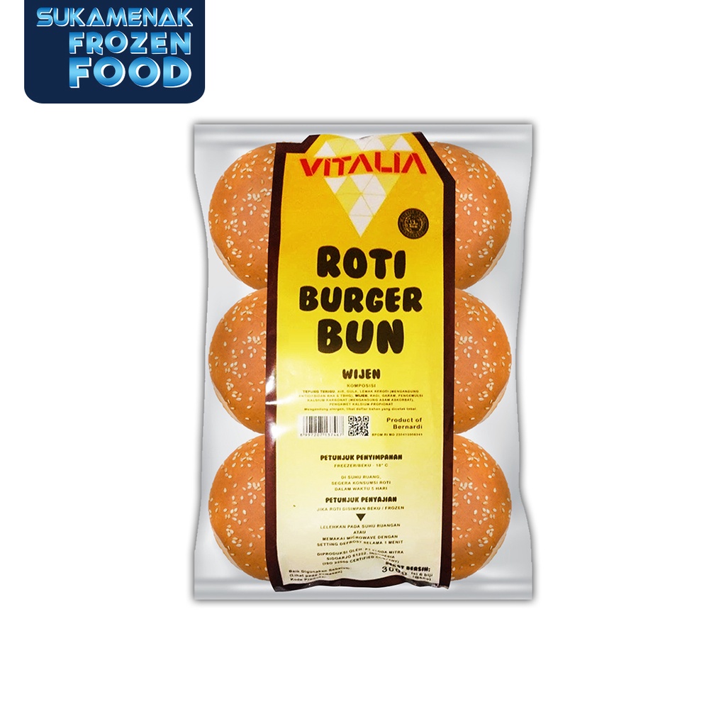 

VITALIA Roti Burger Wijen Isi 6