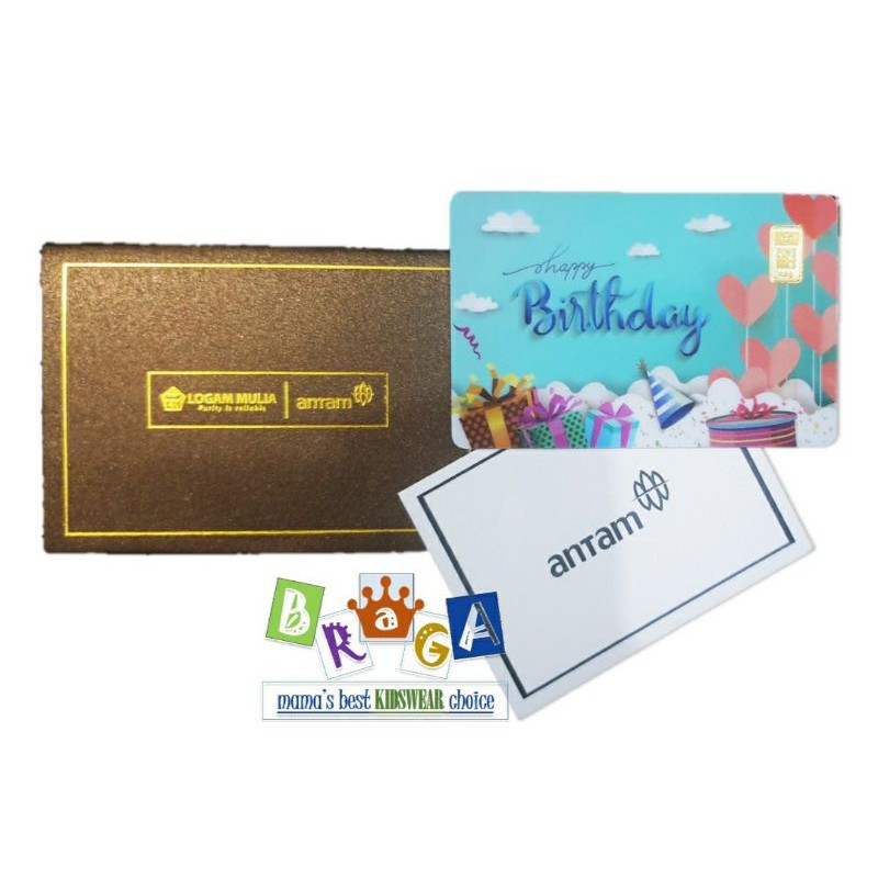 ANTAM GIFT SERIES 0.5gr - ANTAM HAPPY BIRTHDAY