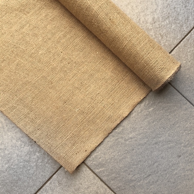 Kain Goni Coating Hessian 50cm x 115cm Kain Goni Coated Meteran Kain Karung Goni Water Resistant