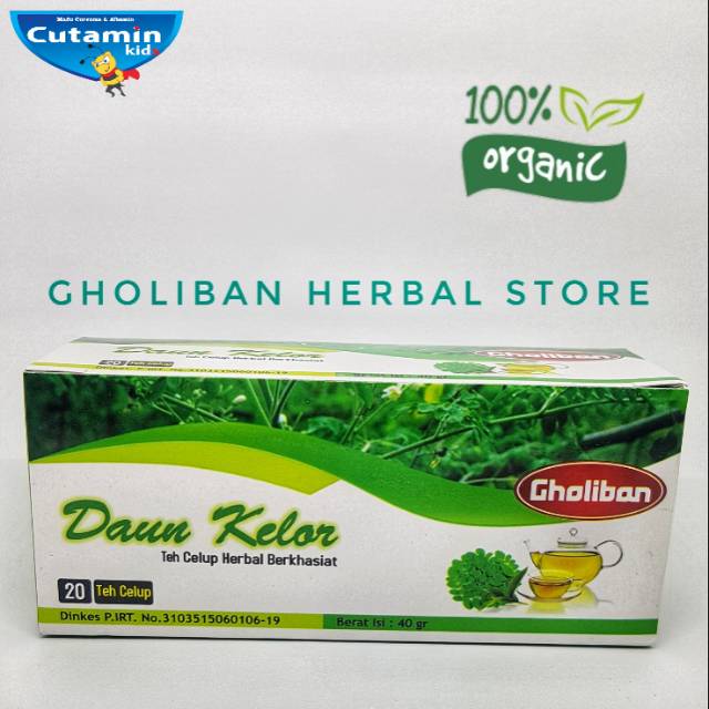 DAUN KELOR CELUP/SEDUH GHOLIBAN HEEBAL ISI 20' ORIGINAL