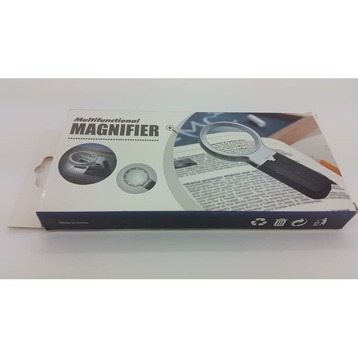 Lup Multifunctional Magnifier 3In1 / Kaca Pembesar 10 Led