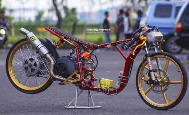 Knalpot ROB1 MATIC Mio 200cc DB 17 ROB 1 RACING stainless