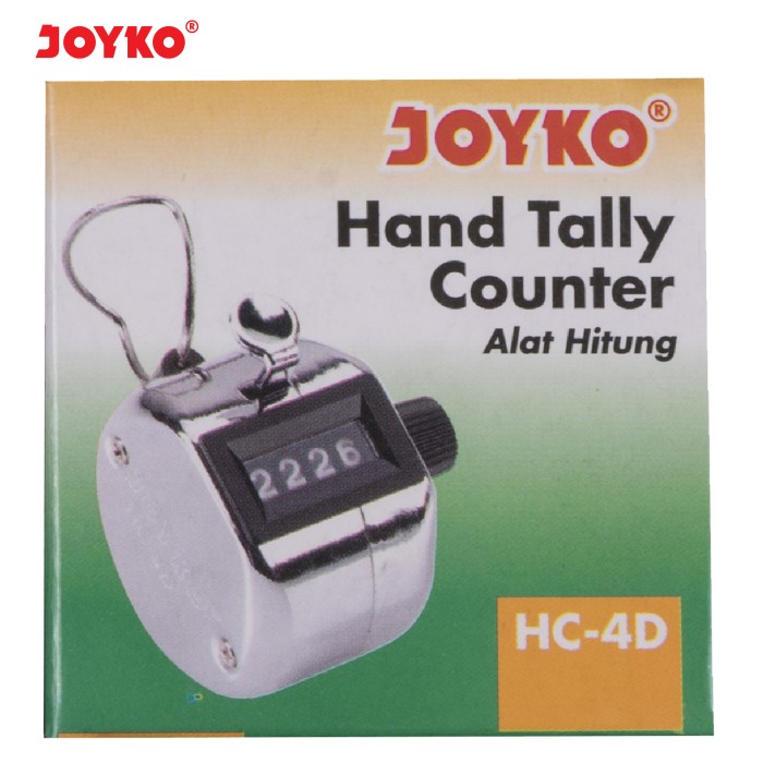 

TERLARIS !!! Hand Counter / Alat Hitung Joyko HC-4D