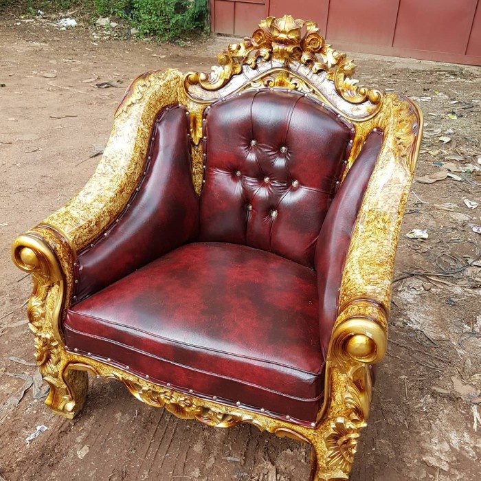 SOFA TAMU JATI UKIR GANESHA JAMBU