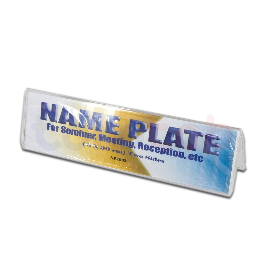 

ACRY NAME PLATE 2 SISI (8X30) NP-1002