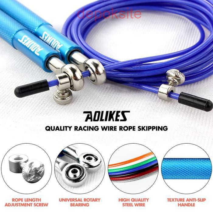 AOLIKES 3202 Crossfit Speed Jump Professional Skipping Boxing Fitness Original Skipping