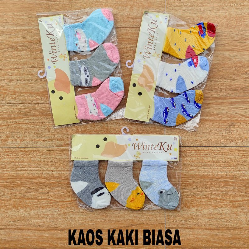 Kaos kaki bayi 3 in 1 isi 3 pasang murah berkualitas perlengkapan bayi lahirl