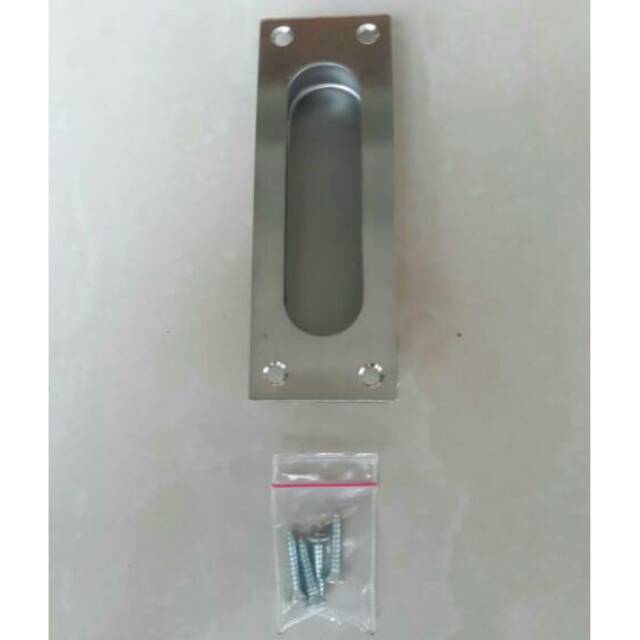 Handle tanam oval handle pintu kom stainlis