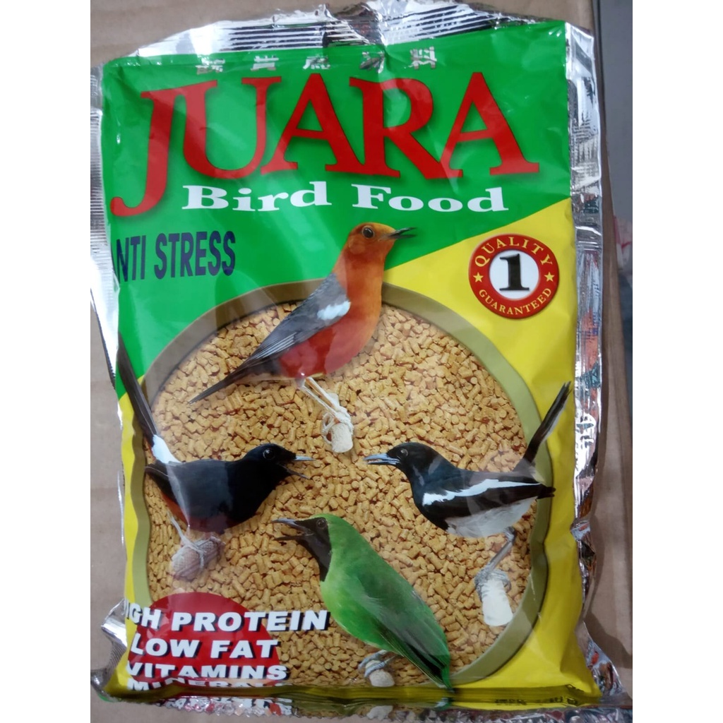 Pakan Burung Juara Anti Stress Japfa Voer Pur Coklat Murai Cucak Kacer