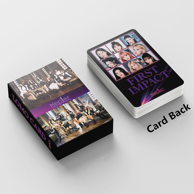 55pcs/box Kep1er Photocards 2022 FIRST IMPACT Album LOMO Card Postcard ((In STOCK) Kpop fan)