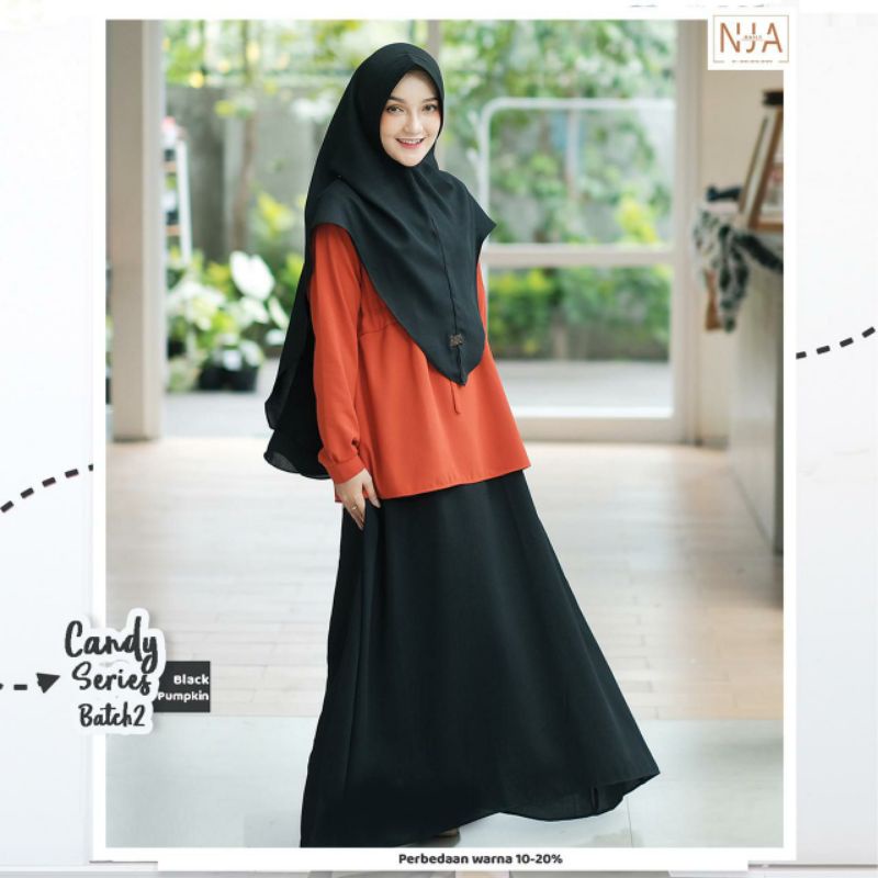 READY SET GAMIS WANITA CANDY BY NJA SIZE S