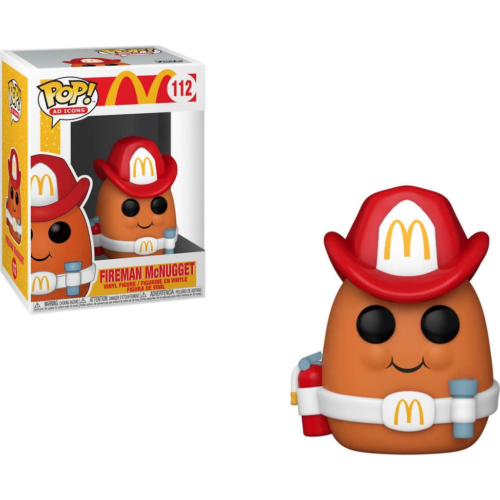 Funko POP Ad Icons - Mcdonald's - Fireman McNugget McDonald #112