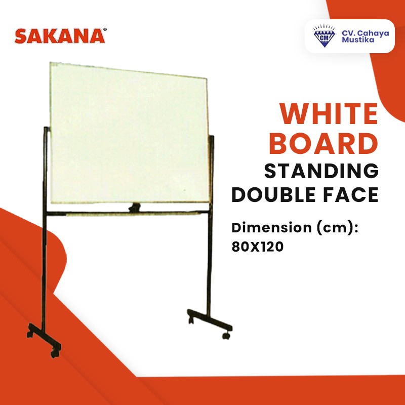 

Harga Papan Tulis Whiteboard Standing D/F Sakana Uk 80x120 Di Malang