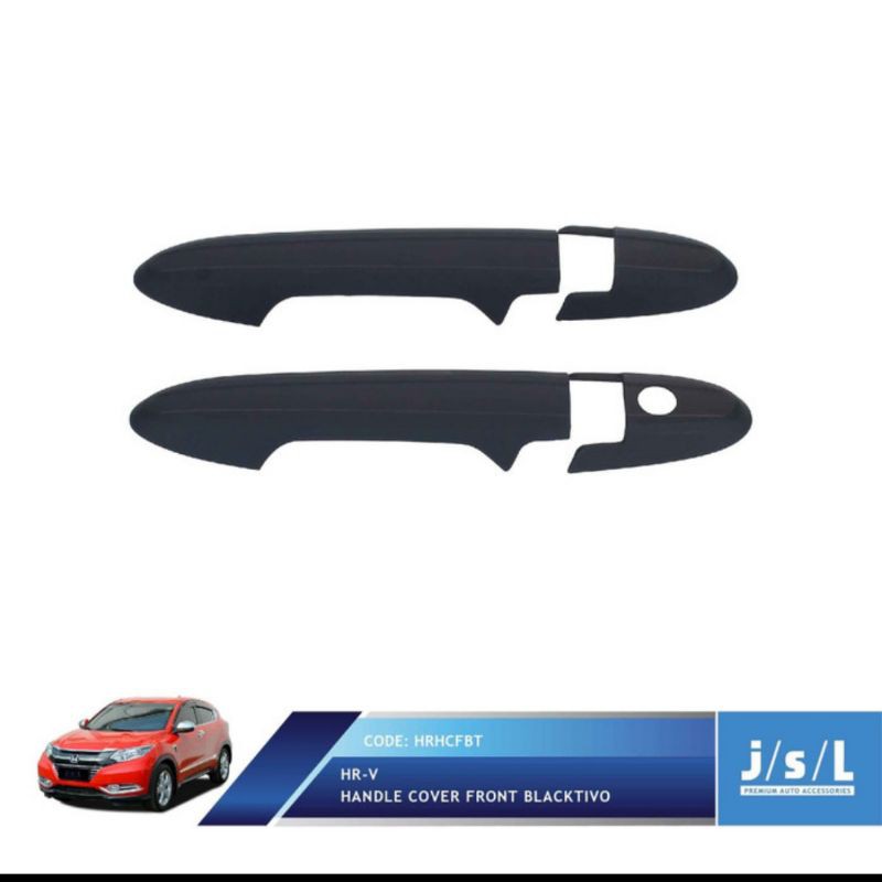 Cover handle depan HRV Hitam &amp; chrome / front handle cover  2 pcs jsl