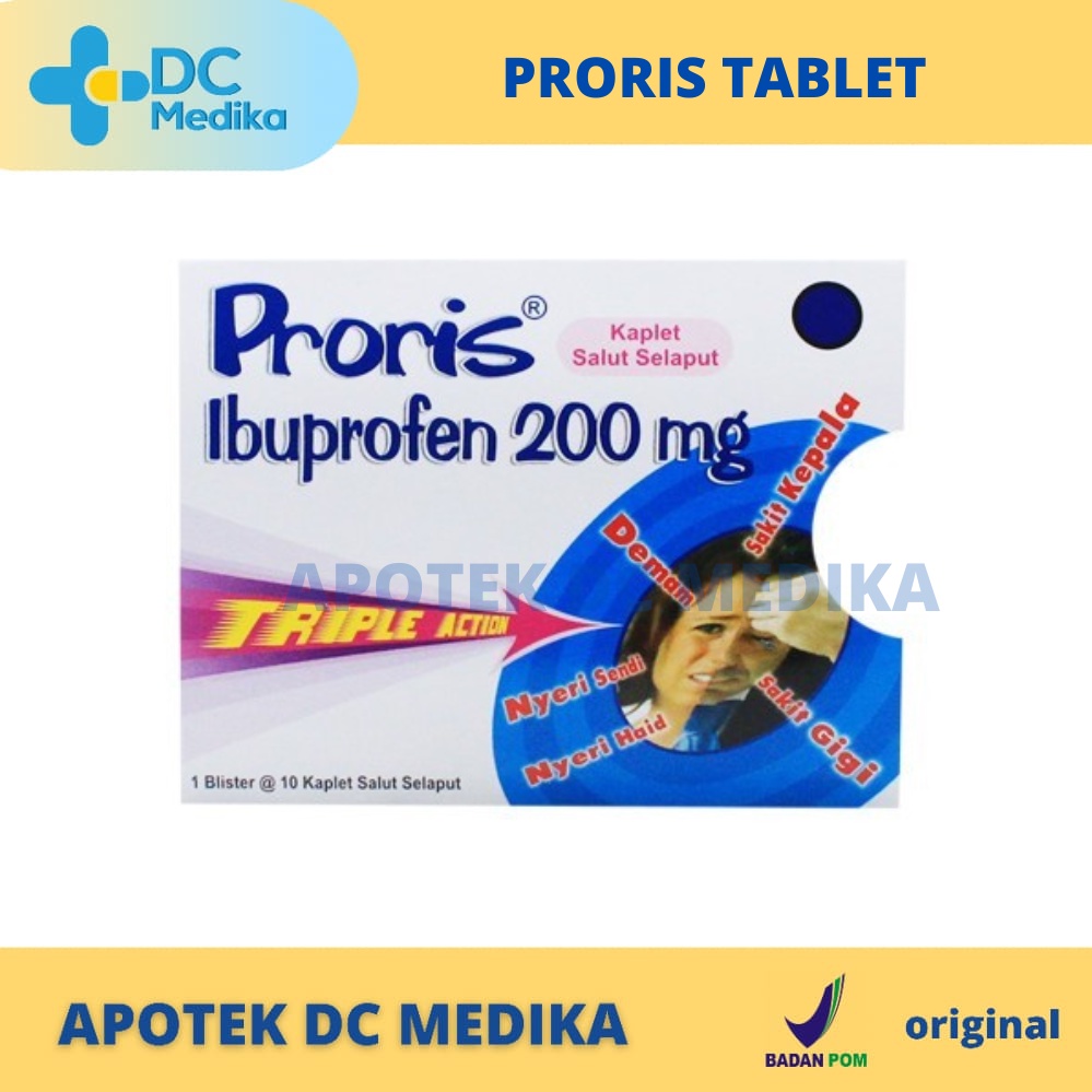 PRORIS TABLET / PEREDA NYERI / PENURUN DEMAM