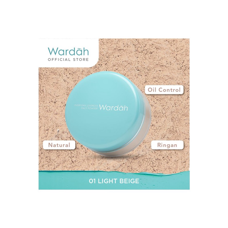 Wardah Everyday Luminous Face Powder 30 Gr / Bedak Tabur Wardah