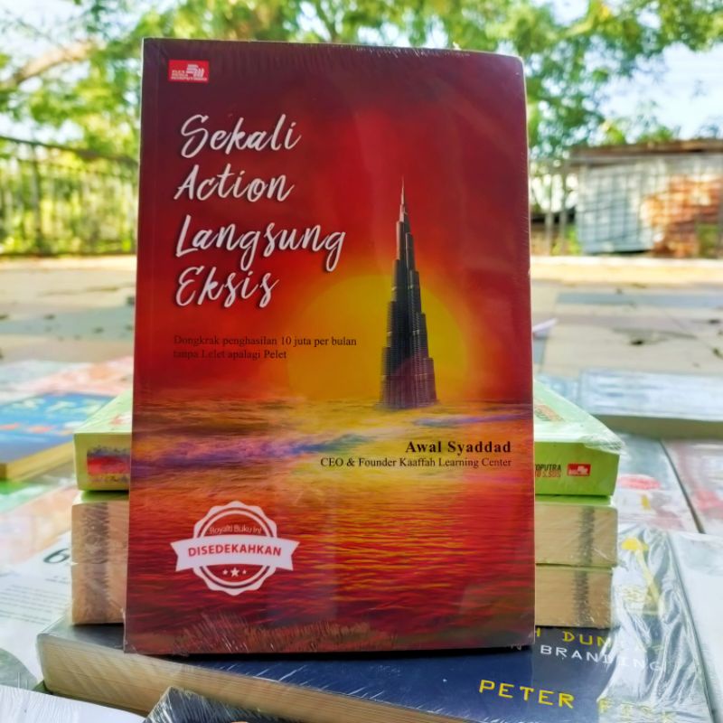 OBRAL BUKU INSPIRASI / INSPIRATIF / INSPIRASIONAL / KITA MESTI TELANJANG / DI BALIK JARI - JARI / ORIGINAL #5C-Sekali action