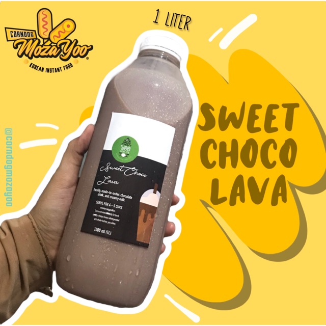 

MINUMAN 1 LITER , SWEET CHOCOLAVA, CREAMY THAI TEA, BABY BROWN COFFEE