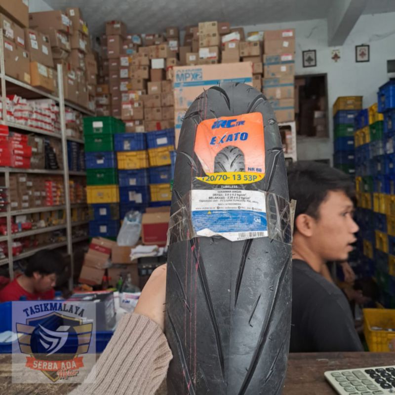 BAN IRC EXATO 120/70-13 TUBELESS