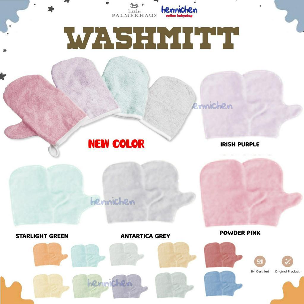 1 Pcs Premium WASHMITT BAMBOO  wash mitt washlab JEMPOL Little Palmerhaus waslap anak / waslap bayi