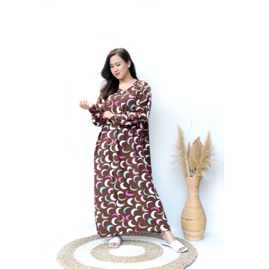 Daster habel busui lengan panjang gamis merk Verell-15