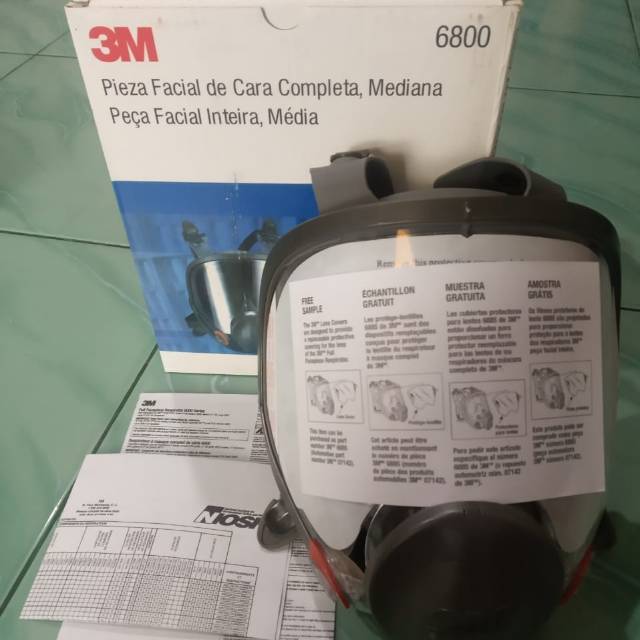 Masker 3M 6800 Respirator + Catridge 3M