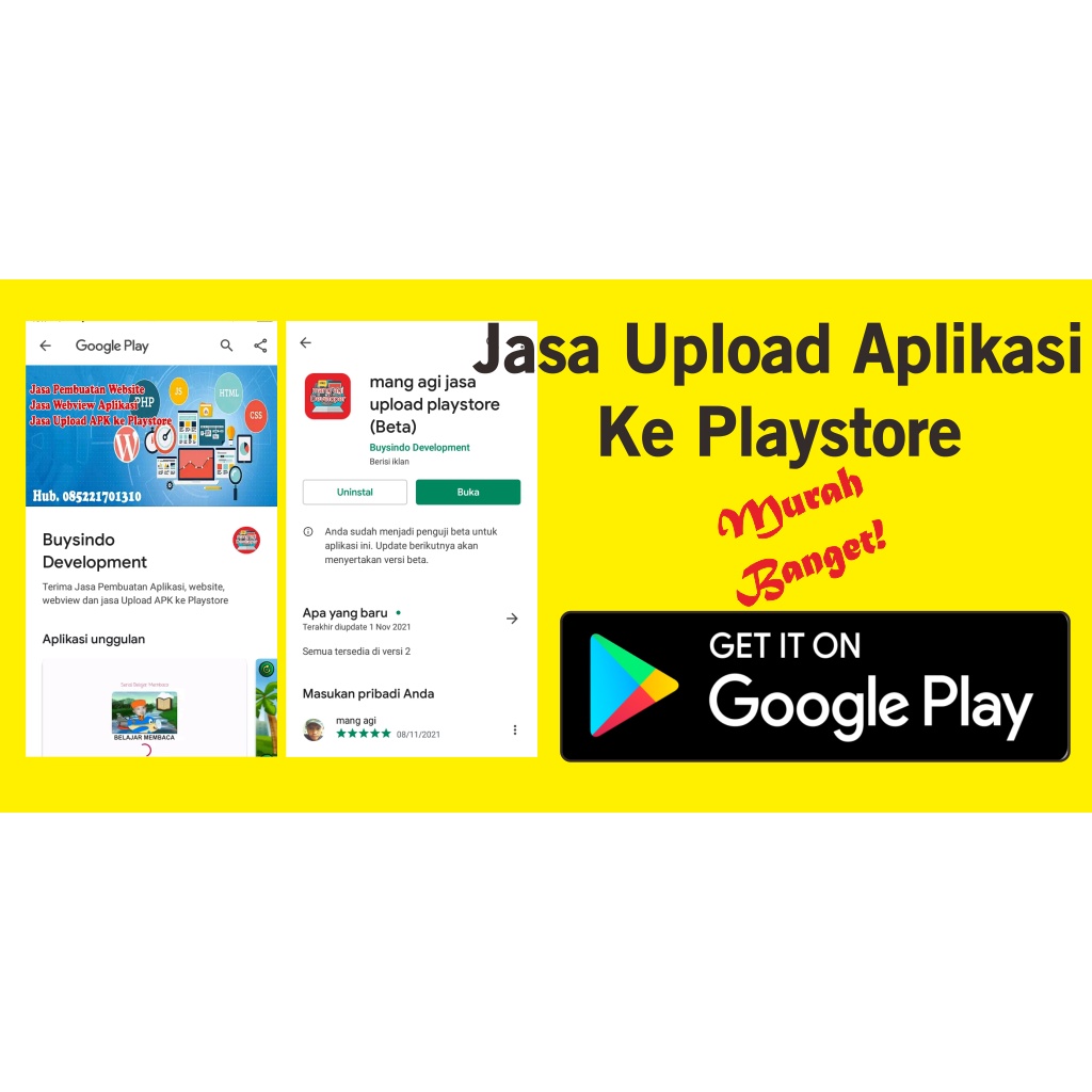 Jasa Upload Aplikasi Ke Playstore