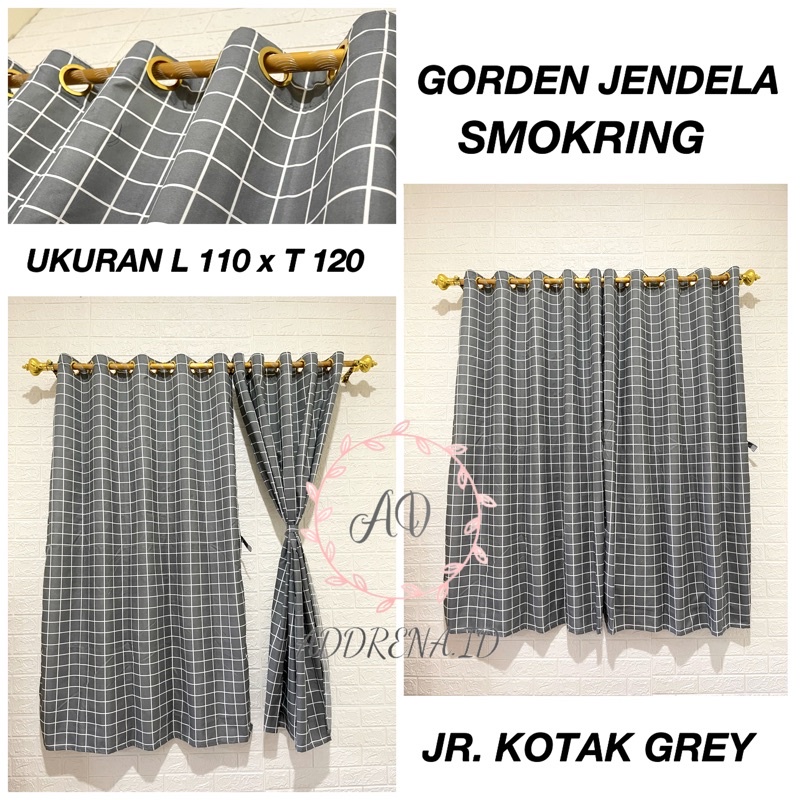 GORDEN JENDELA SMOKRING T 120 KORDEN KAMAR TAMU MINIMALIS