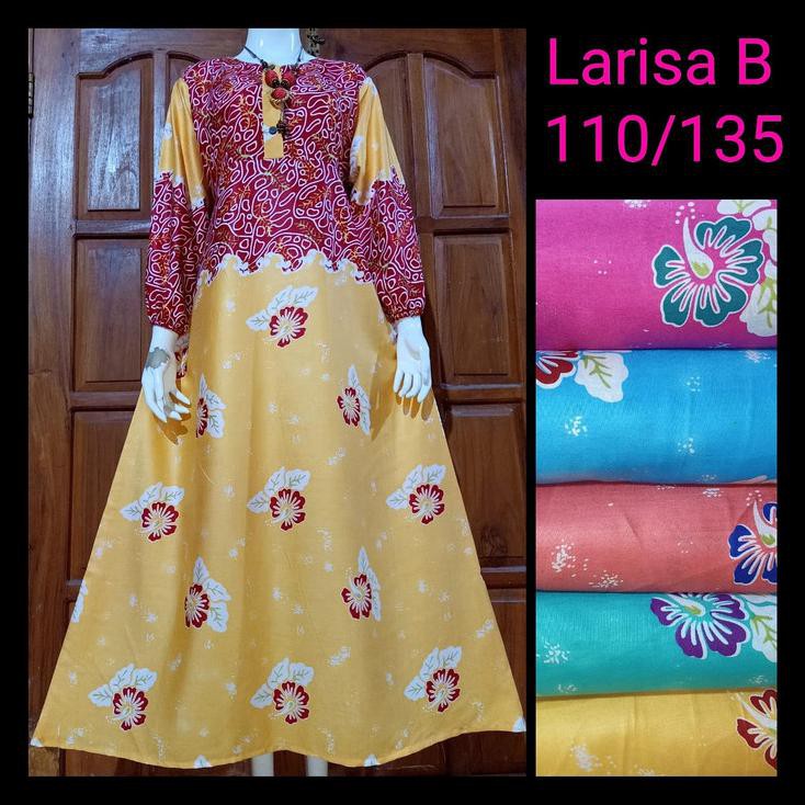 DASTER BATIK PANJANG / LONG DRESS / BAJU MUSLIM / BAJU BUSUI