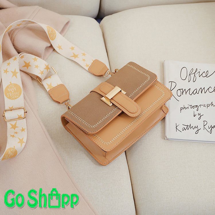 Tas Selempang Wanita Import Kulit PU Premium Kombinasi Warna - Tas Wanita Fashion Korea [SL32]