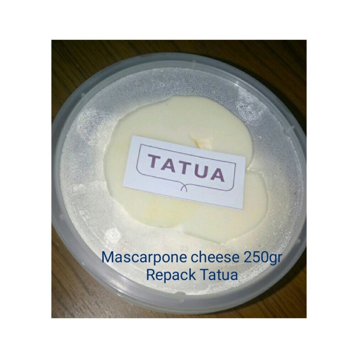 

Mascarpone cheese Tatua 250gr Repack