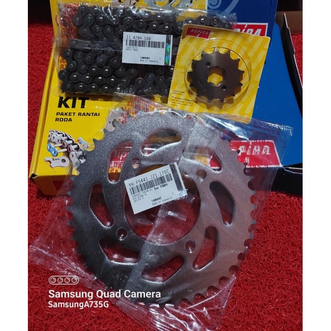 Gear Set Gear Paket Jupiter Z One Jupiter Z1 Astra Original