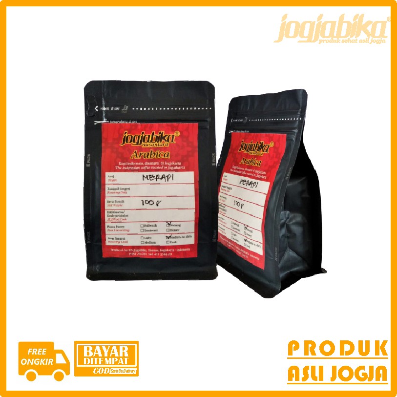 

Kopi Jawa Merapi Biji dan Bubuk asli Jogja 100 g