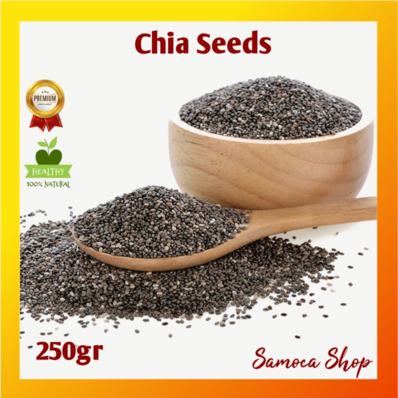 

Organic Chia Seed Cemilan Sehat untuk diet kemasan 250gr