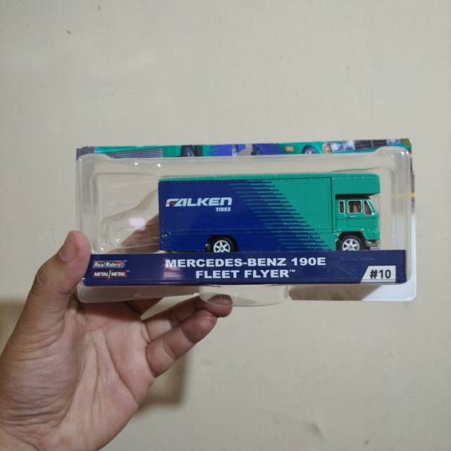 hotwheels Mercedes Benz Fleet Flyer Truck falken Loose new