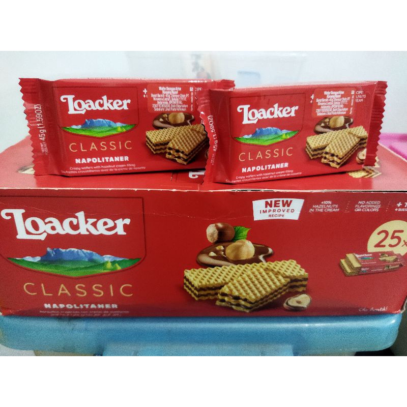 

Loacker napolitaner wafer 45gr