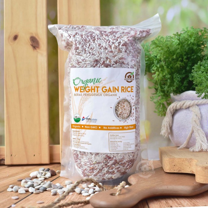 

House Of Organix Organic Weight Gain Rice / Beras Penggemuk Asli Original