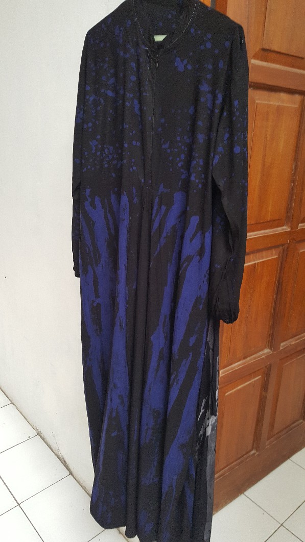 Gamis Twill Ori Gamis Twil Abstrak Pelangi Bukan Gamis Rayon Candi Mekar