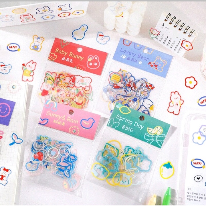 

Stiker Motif kawaii