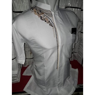  BAJU  KOKO  PRIA DEWASA  REMAJA WARNA  POLOS Koko  Moden Navy  