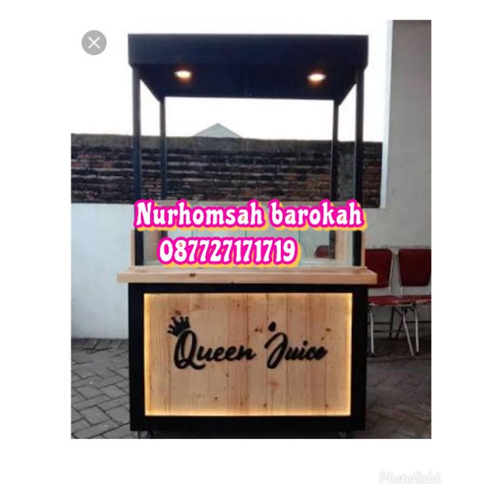 gerobak minimalis/gerobak kayu/gerobak minimalis