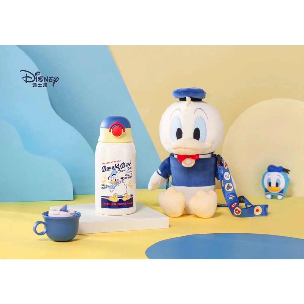 BOTOL MINUM ANAK GAMBAR KARTUN THERMOS STAINLESS STEEL FREE BONEKA