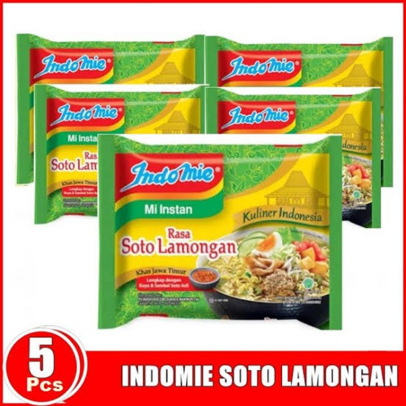 

Indomie Rasa Soto Lamongan isi 5 pcs