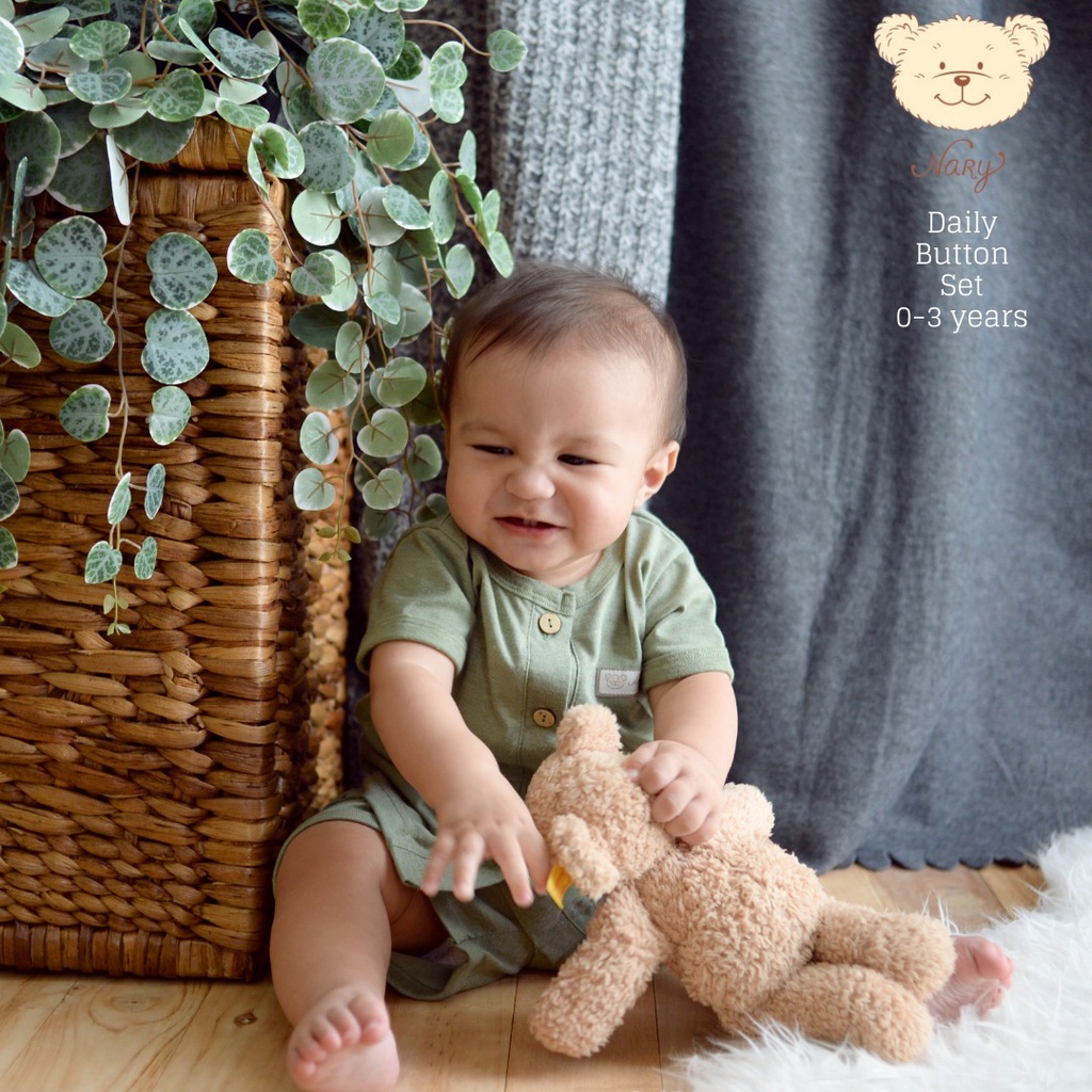 NARY Bei Set Nature Series - Setelan Bayi Pendek