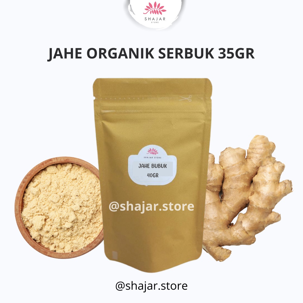 

JAHE BUBUK 40GR ORGANIK/ GINGER POWDER / REMPAH BAHAN JSR PREMIUM