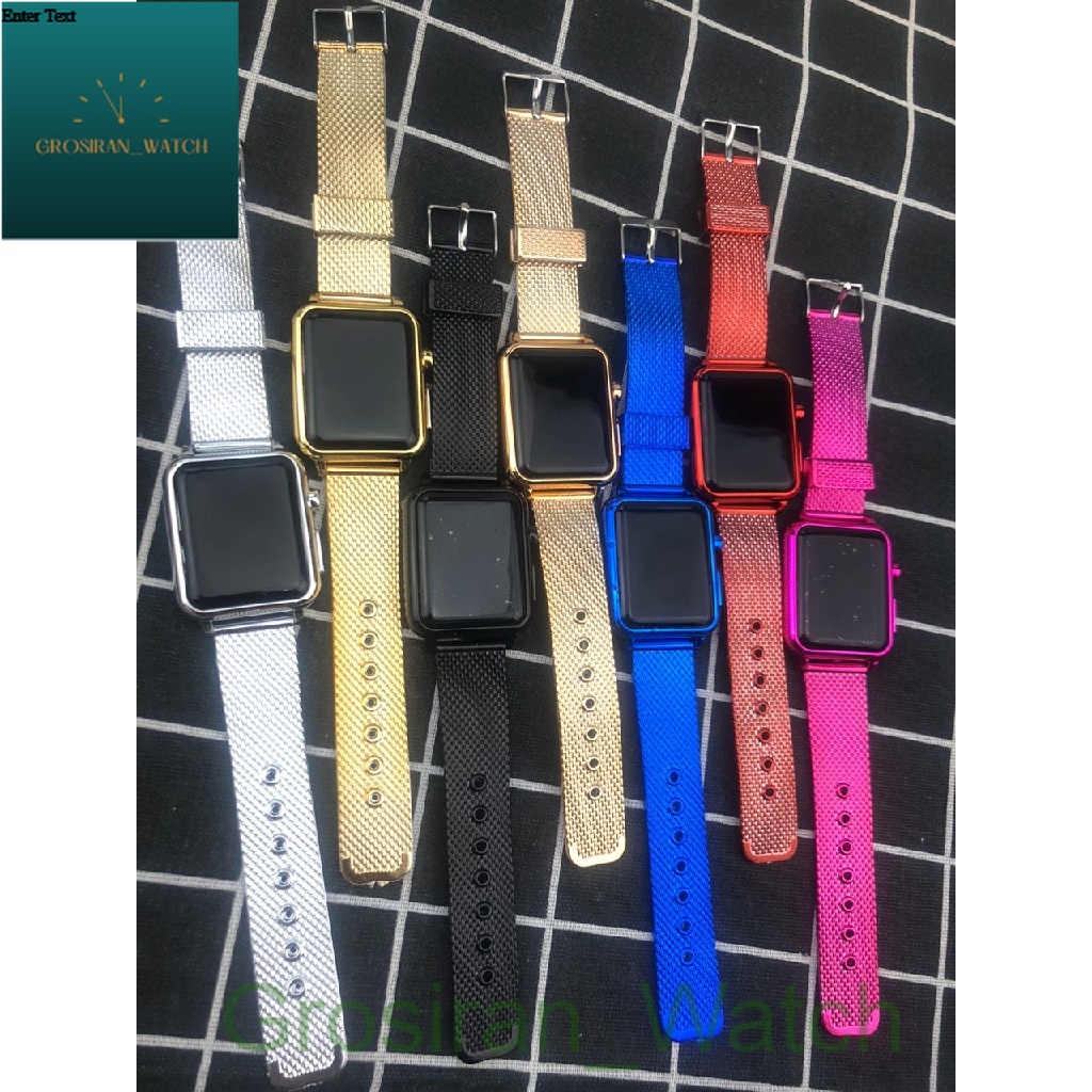 Jam Tangan Pria Touch Screen Digital Rubber / Ready 5 Warna [G_W]